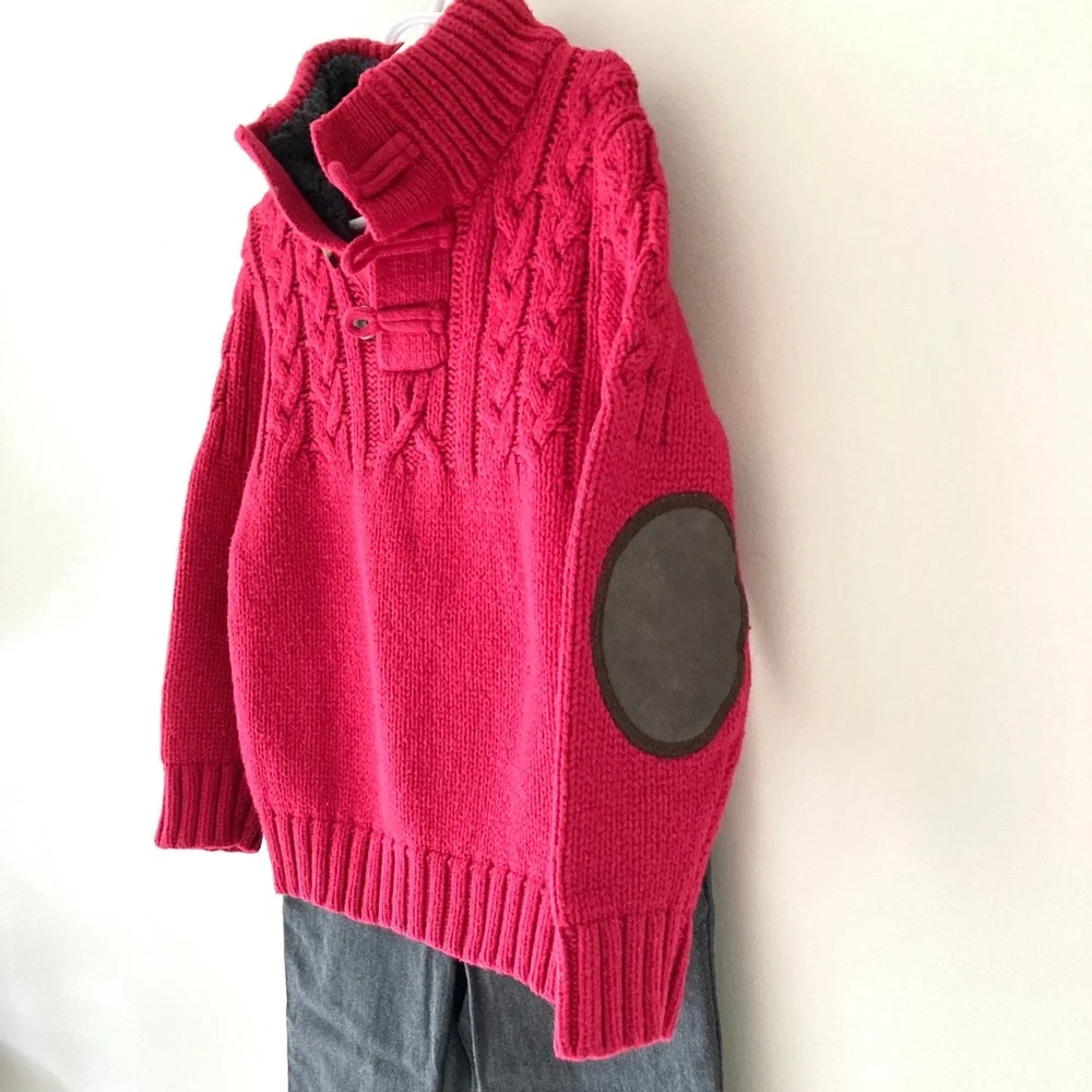 Gap Red Mockneck Sweater & Gray Pants NWT Size 5